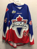 2014 Blue Game Worn Jersey - Jeff Gilbert