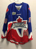 2014 Blue Game Worn Jersey - Rob Hellyer