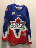 2014 Blue Exhibition Worn Jersey - Jordan Robertson