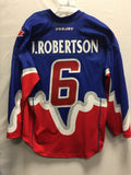 2014 Blue Exhibition Worn Jersey - Jordan Robertson