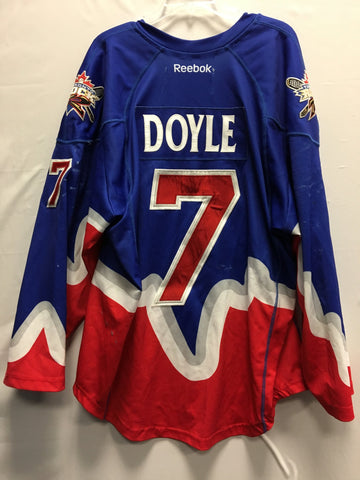 2013 Blue Game Worn Jersey - Colin Doyle