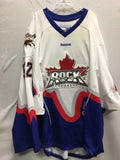 2013 White Game Worn Jersey - Tyler Glebe