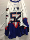 2013 White Game Worn Jersey - Tyler Glebe