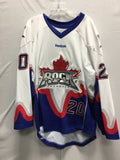 2013 White Game Worn Jersey - Brandon Ivey