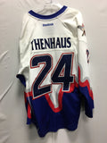 2013 White Game Worn Jersey - Brenden Thenhaus