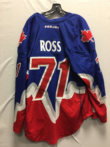 2015 Blue Game Worn Jersey - Kevin Ross